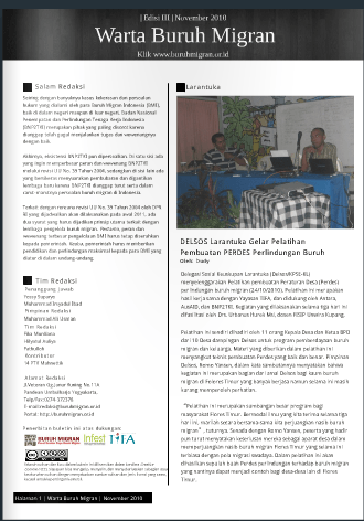 Cover Image for Warta Buruh Migran November 2010