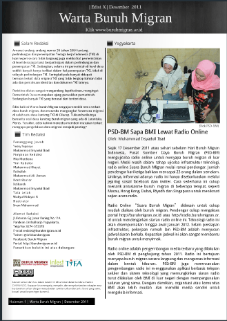 Cover Image for Warta Buruh Migran Desember 2013