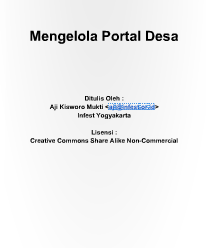 Cover Image for Modul Mengelola Portal (website) Desa